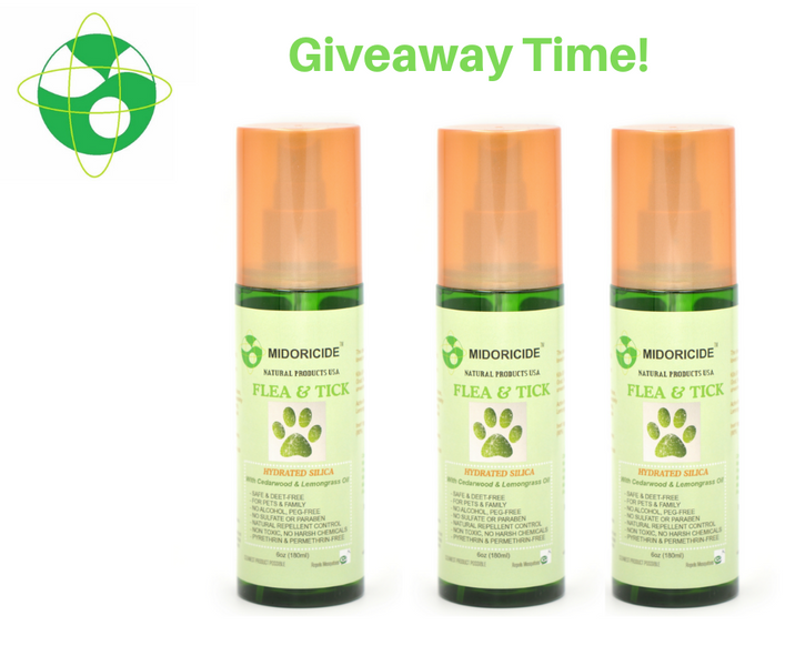 Natural Flea & Tick Spray - Giveaway